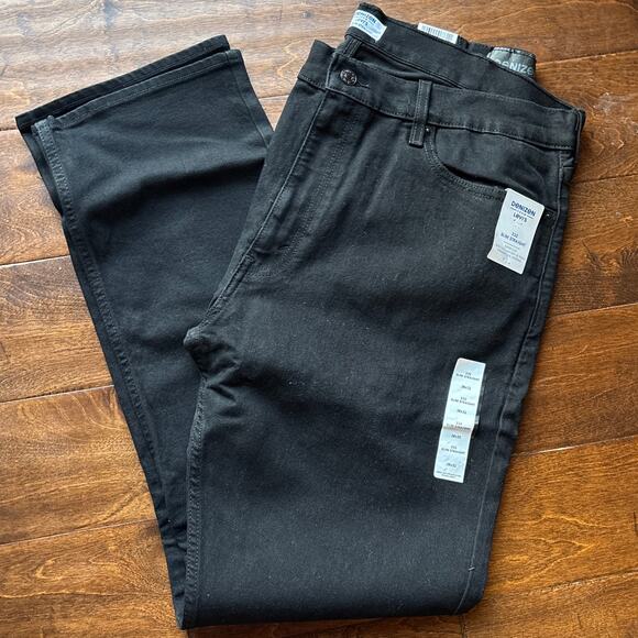 NWT Denizen from Levi's Men's 216 Slim Fit Jeans Black Denim Size 33x32 - Picture 4 of 7